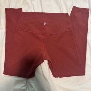 Lululemon smoky red align  Leggings